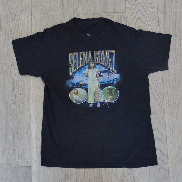 Selena Gomez Black Women's Large T-Shirt - Picture 1 of 4